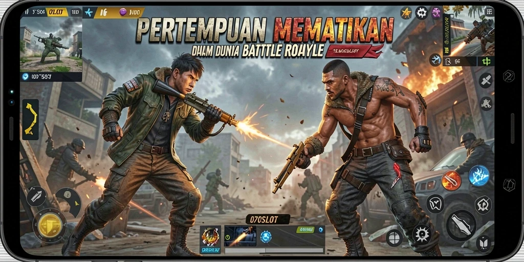 Gameplay seru di 070SLOT dengan aksi Battle Royale yang mendebarkan.