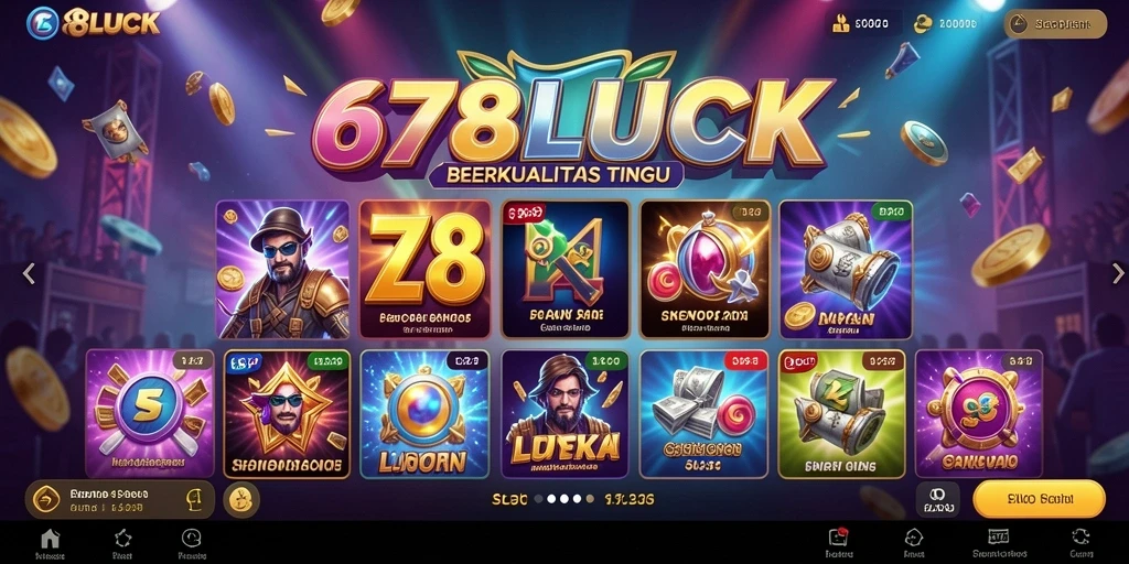 Tampilan gameplay 678LUCK yang menarik dan interaktif saat bermain slot.