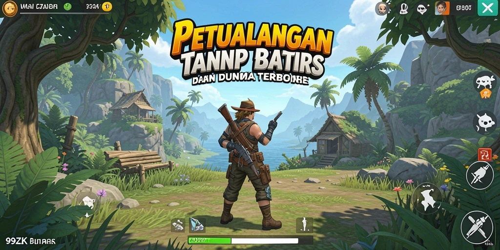 Tampilan menakjubkan dari dunia Open World dalam 99ZK.