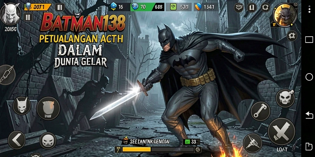 Tampilan aksi seru dalam BATMAN138 dengan grafis yang memukau.