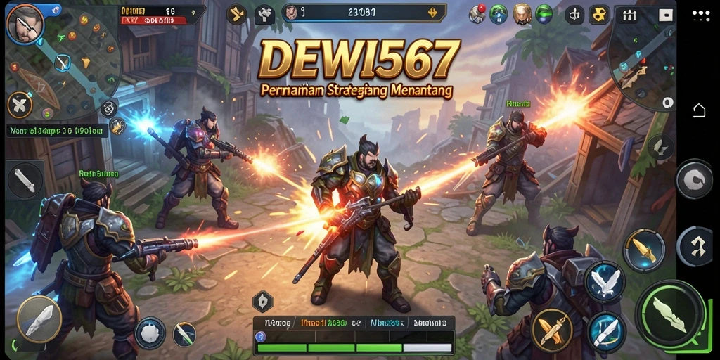 Tampilan gameplay DEWI567 yang mendebarkan dan penuh strategi.
