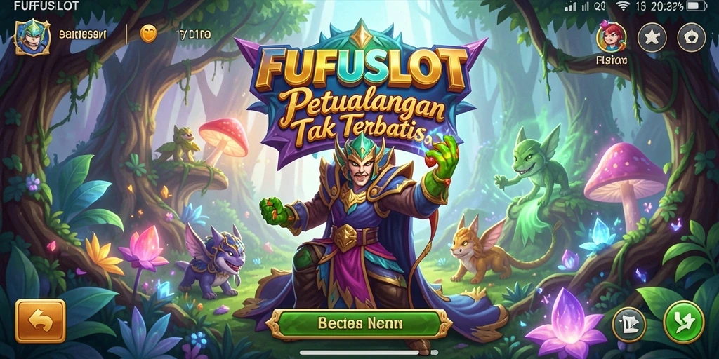 Screenshot FUFUSLOT menampilkan aksi seru dalam petualangan RPG.
