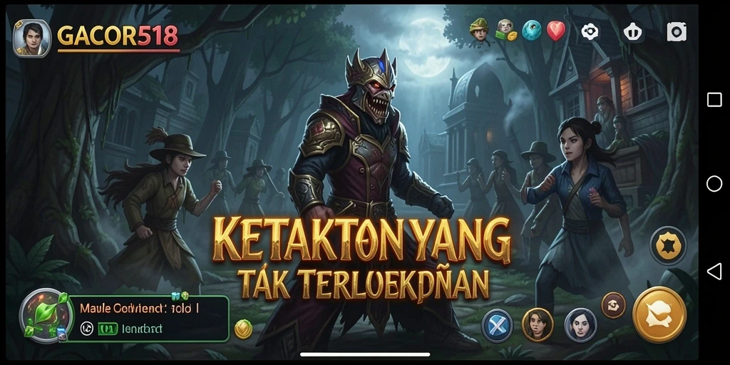 Tampilan gameplay GACOR518 yang menyeramkan dan menegangkan.