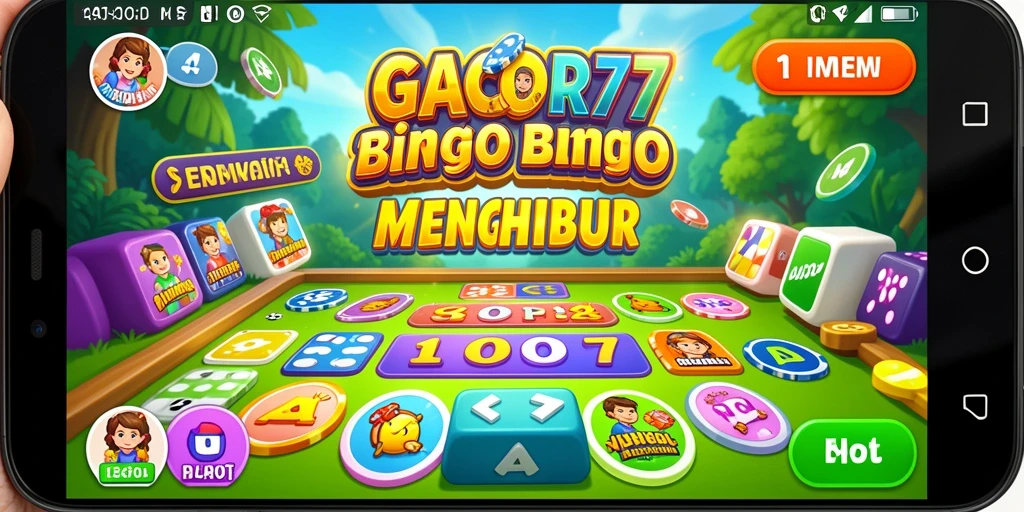 Screenshot gameplay GACOR77 menampilkan suasana Bingo yang seru.