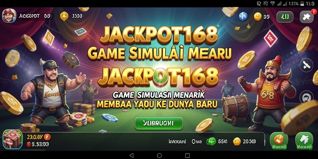 Tampilan gameplay JACKPOT168 dengan grafis menawan.