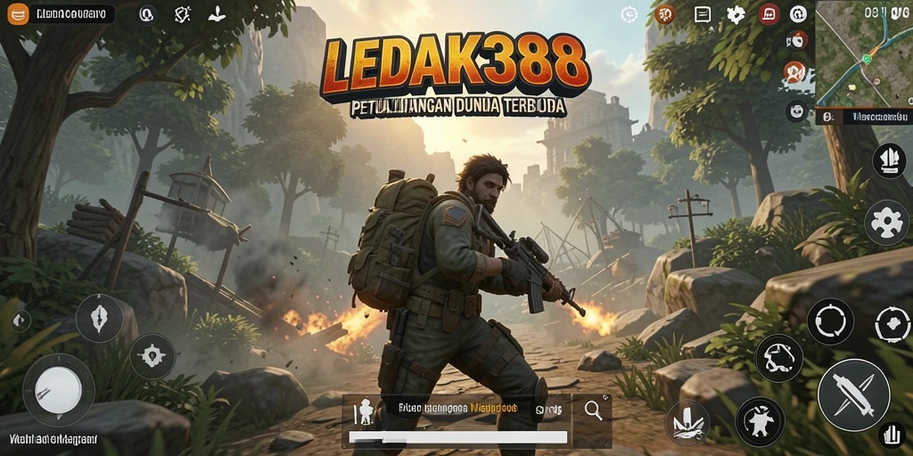 Tangkapan layar gameplay Open World yang menakjubkan dari LEDAK388.