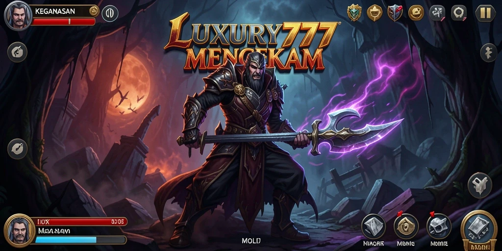 Tampilan menakutkan dari gameplay LUXURY777 yang mencekam.