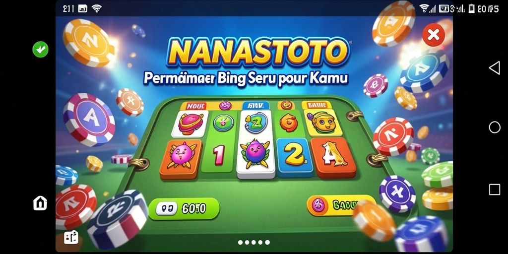 Tampilan gameplay seru saat bermain Bingo di NANASTOTO.