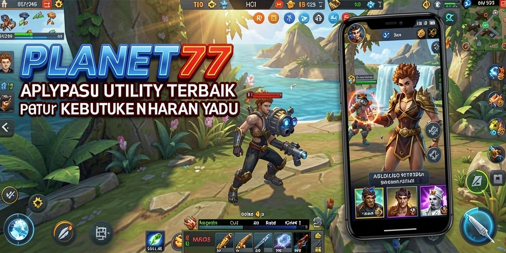 Tampilan antarmuka aplikasi Utility PLANET77 yang intuitif.