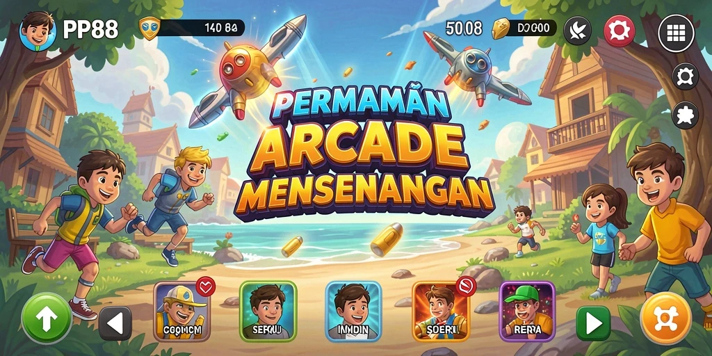 Tampilan gameplay seru dalam PP88 dengan grafis menarik.