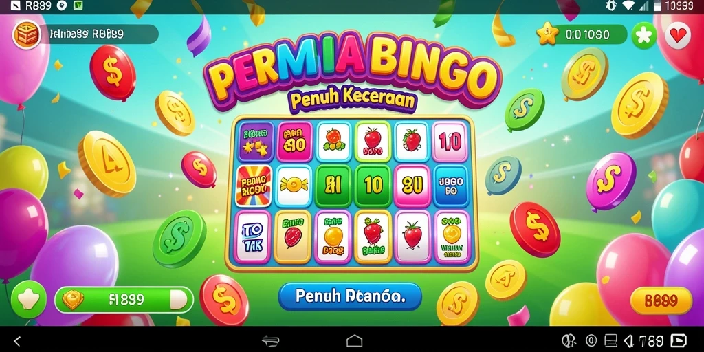 Tampilan screenshot gameplay Bingo yang seru dan interaktif.