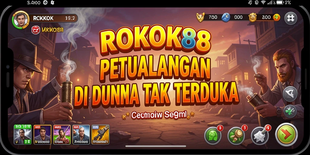 Tampilan gameplay seru dalam dunia petualangan yang luas.