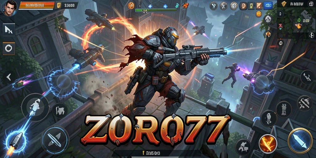 Tampilan gameplay ZORO77 yang memikat dan strategis.